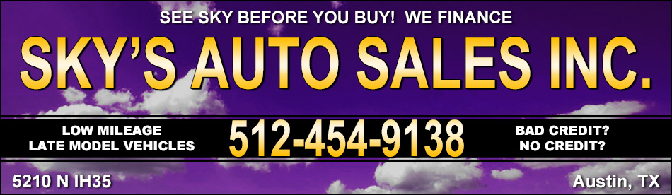 Sky Auto Sales >> Sky S Auto Sales Inc Cars For Sale In Austin Tx Sky Auto Sales >> Sky S Auto Sales Inc Cars For Sale In Austin Tx